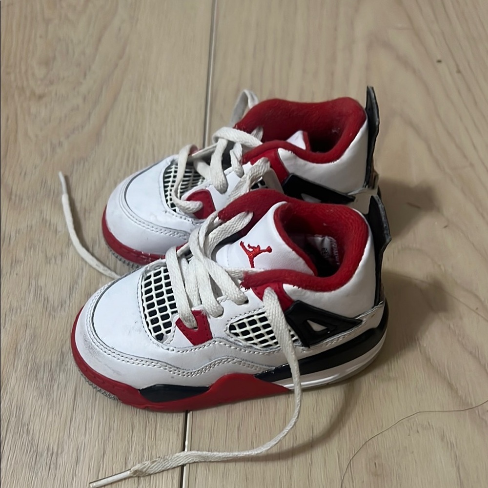 Jordan Red and White Sneakers Iconic Design